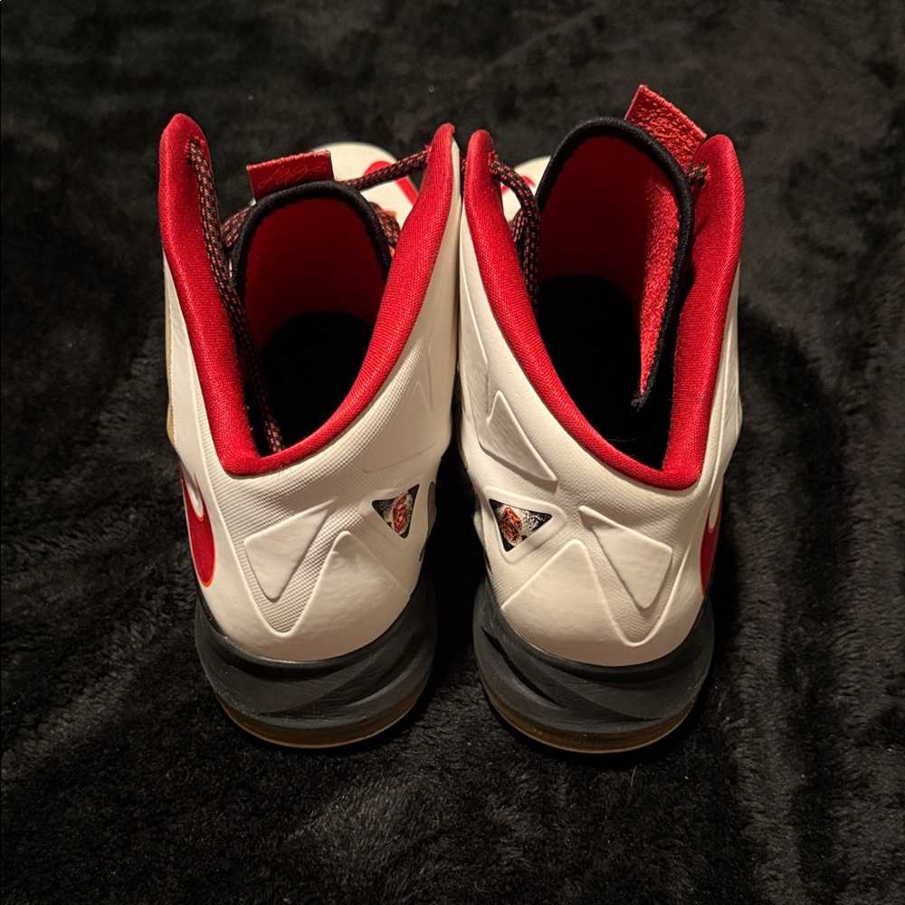 Nike LeBron 10 Miami Home Red & White - Picture 4 of 7